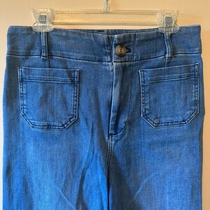 Pilcro Blue Denim Women’s Overalls Jeans